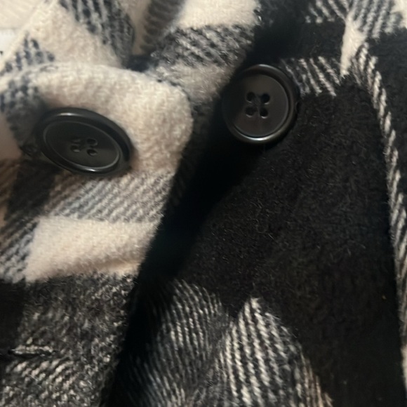 Ava Viv coat size 2X black and white (belt missing) - Picture 4 of 9